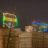 Rosslyn Hotel Signs Lit