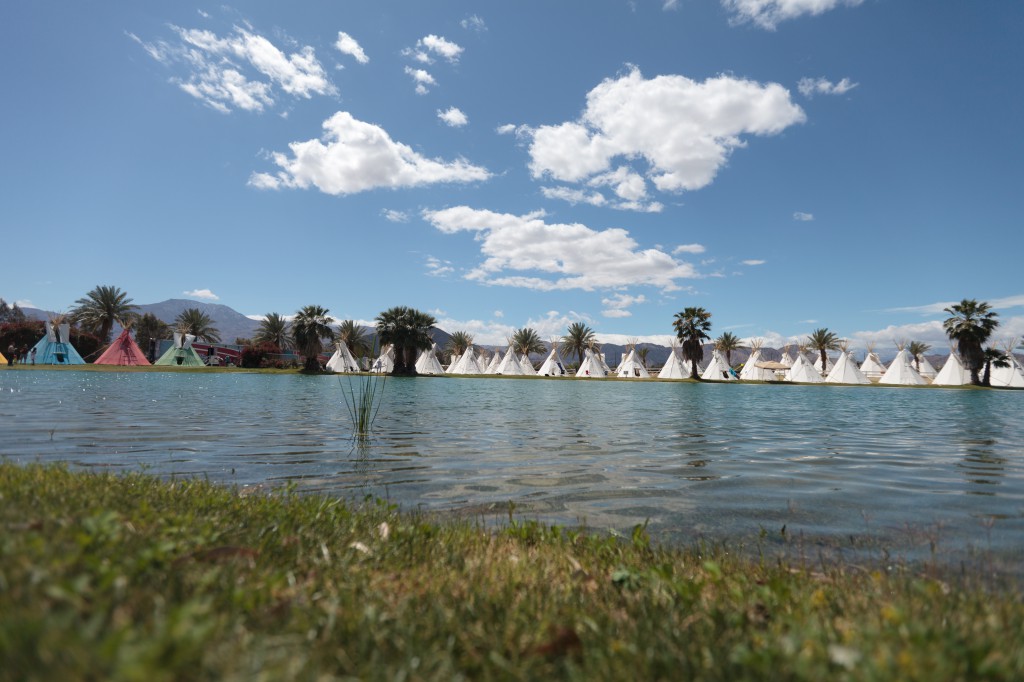 Coachella Teepee Camping at Lake El Dorado